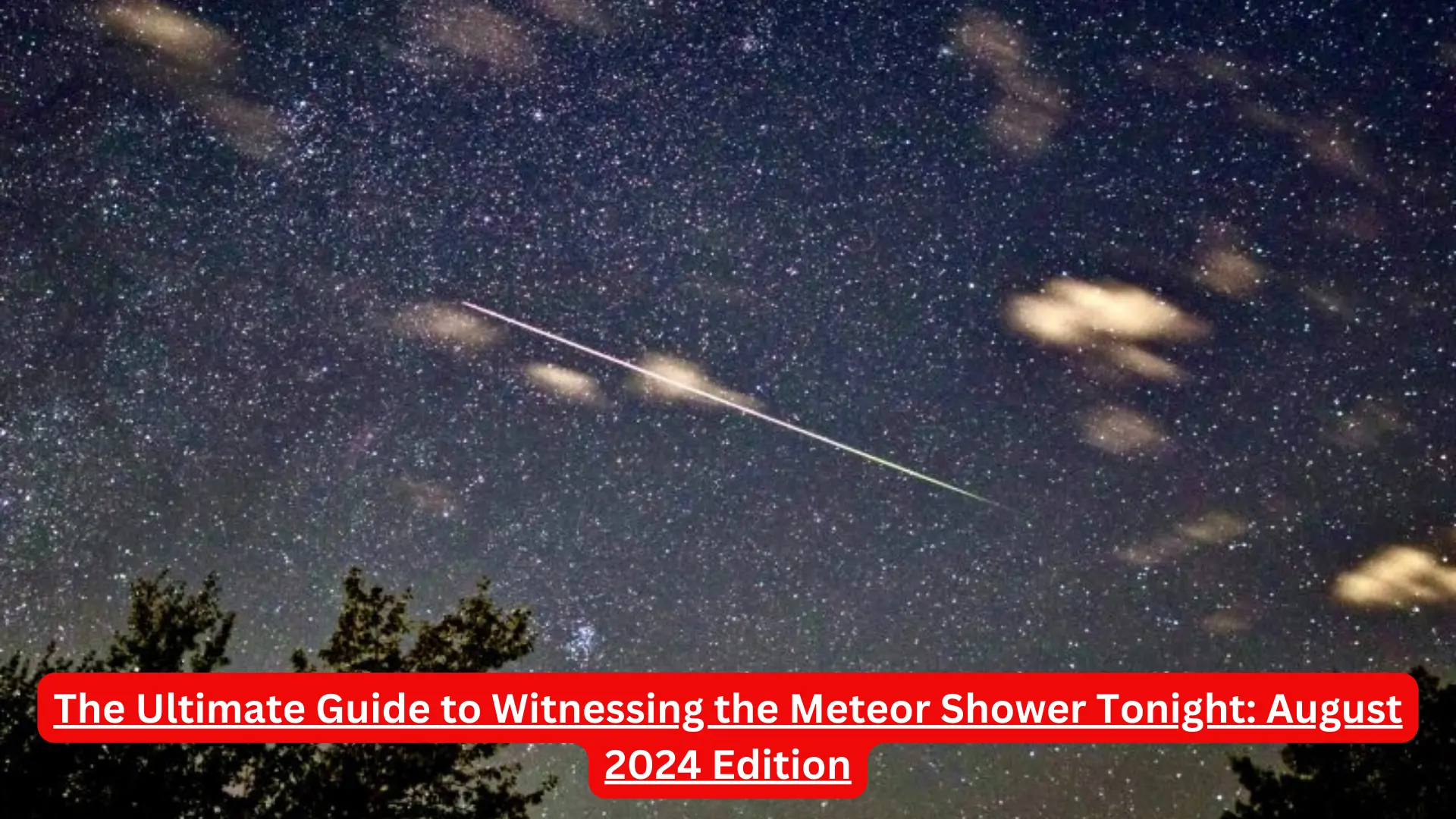 The Ultimate Guide to Witnessing the Meteor Shower Tonight: August 2024 Edition